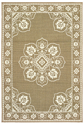 Oriental Weavers Marina 7764J Tan, Ivory