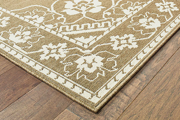 Oriental Weavers Marina 7764J Tan, Ivory