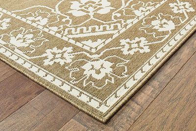 Oriental Weavers Marina 7764J Tan, Ivory