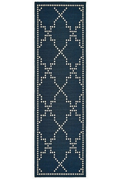 Oriental Weavers Marina 7765B Navy, Ivory