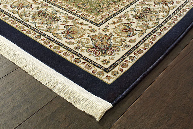 Oriental Weavers Masterpiece 1331B Navy, Ivory