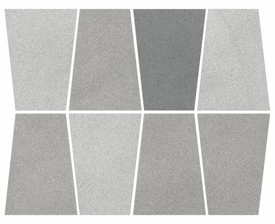 Landmark Ceramics Masterplan Geometric 12" x 12" Porcelain Mosaic