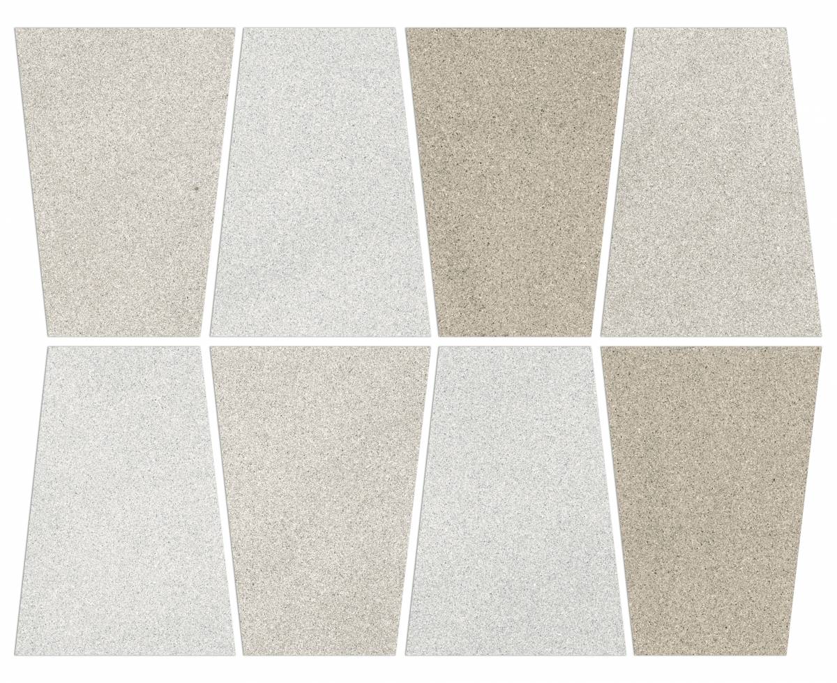 Landmark Ceramics Masterplan Geometric 12" x 12" Porcelain Mosaic