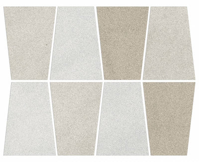 Landmark Ceramics Masterplan Geometric 12" x 12" Porcelain Mosaic