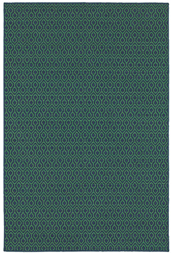 Oriental Weavers Meridian 1634Q Navy, Green