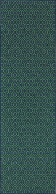 Oriental Weavers Meridian 1634Q Navy, Green