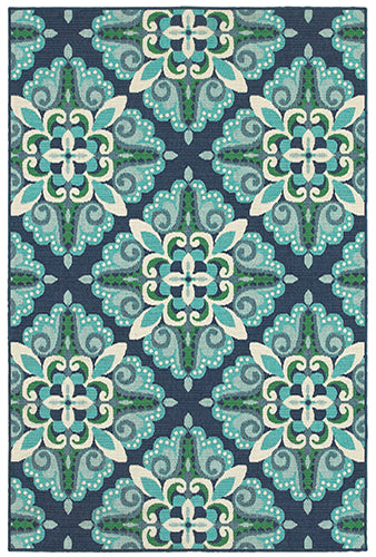 Oriental Weavers Meridian 2206B Blue, Green