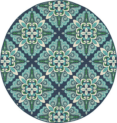 Oriental Weavers Meridian 2206B Blue, Green