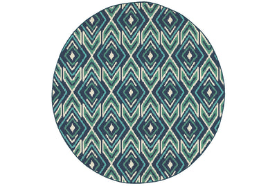 Oriental Weavers Meridian 2209B Navy, Green