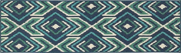 Oriental Weavers Meridian 2209B Navy, Green