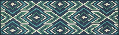 Oriental Weavers Meridian 2209B Navy, Green