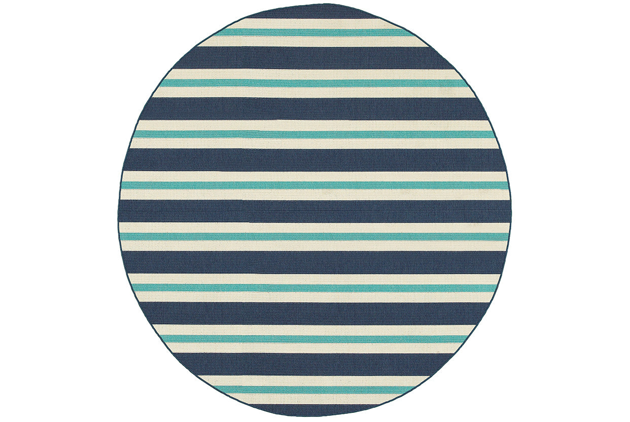 Oriental Weavers Meridian 5701B Blue, Ivory