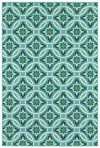 Oriental Weavers Meridian 5868L Blue, Green