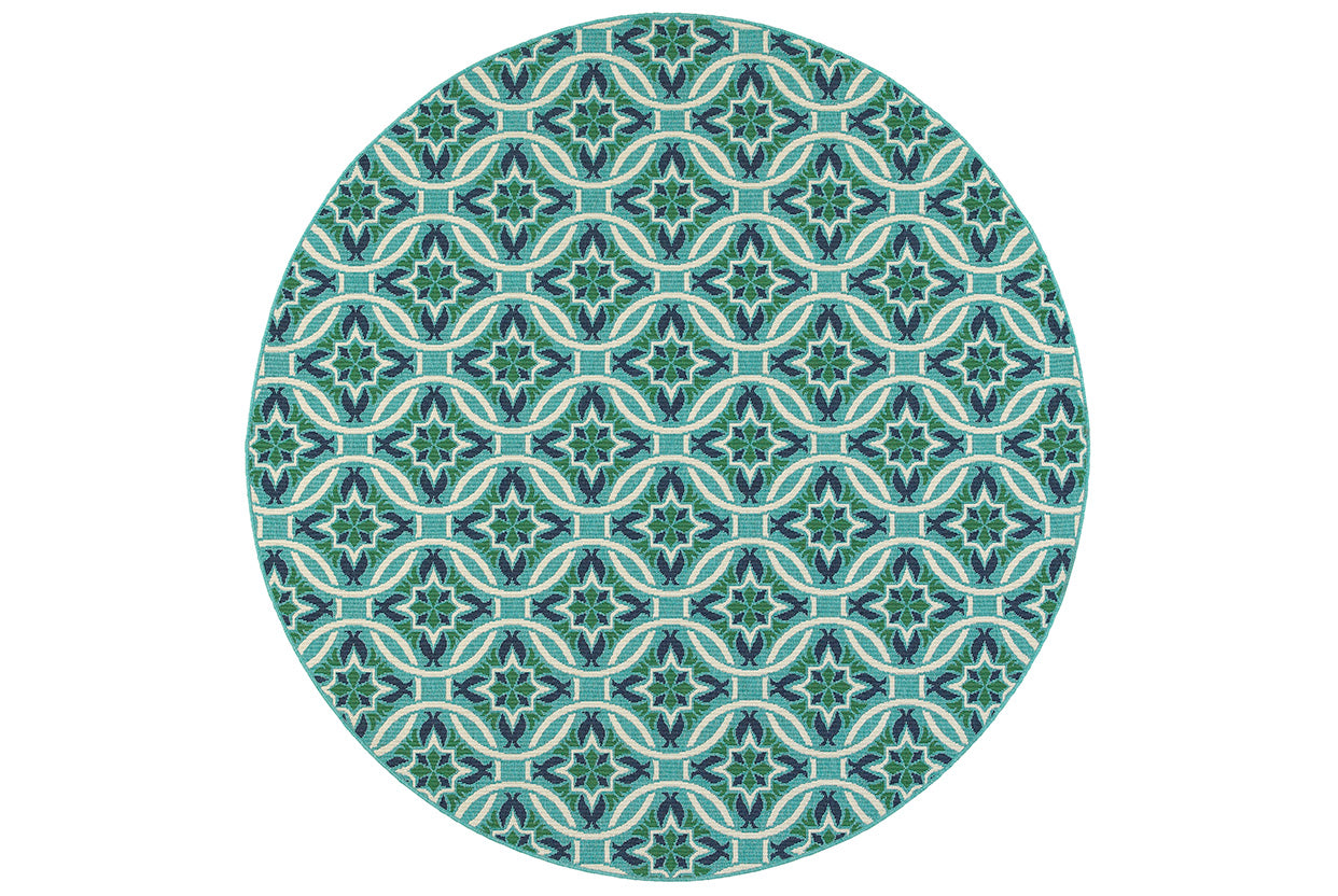 Oriental Weavers Meridian 5868L Blue, Green