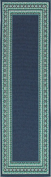 Oriental Weavers Meridian 9650B Navy, Green