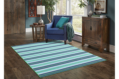 Oriental Weavers Meridian 9652F Blue, Green