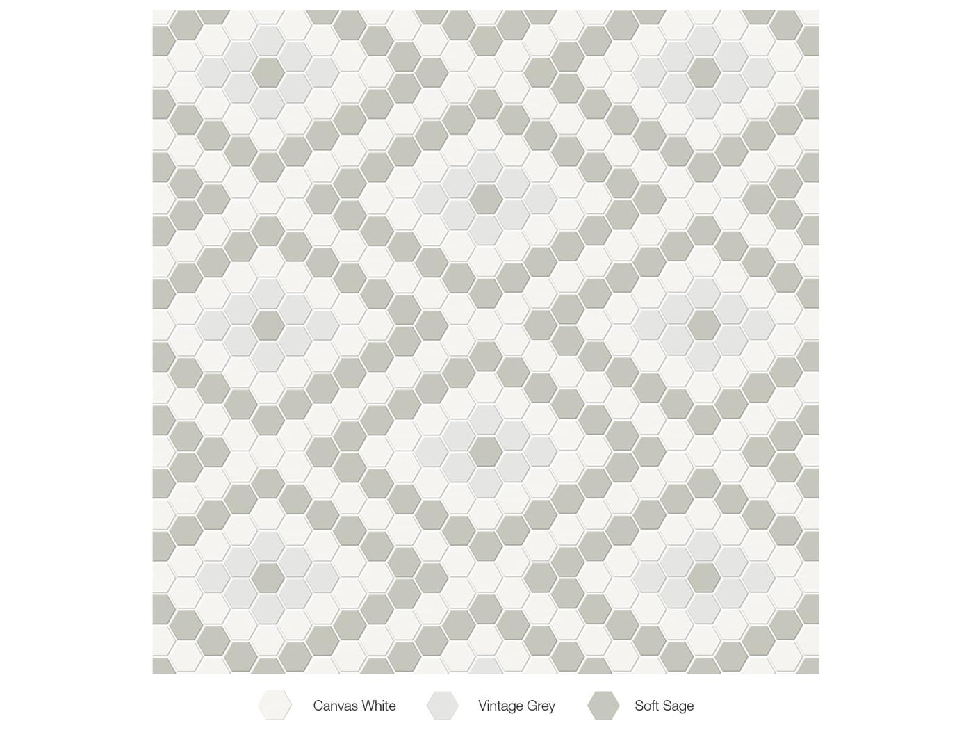 Anatolia Soho Diamond Pattern Blend 7.68" x 13.31" Porcelain Mosaic