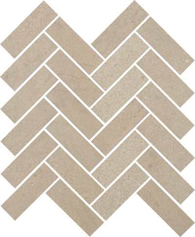 Portobello America St. Martin 1 x 4 Herringbone 12" x 14" Porcelain Mosaic