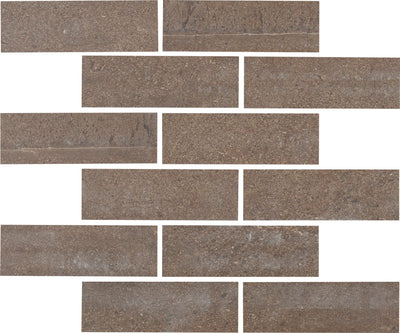 Portobello America Adrock 2 x 6 12" x 14" Porcelain Mosaic