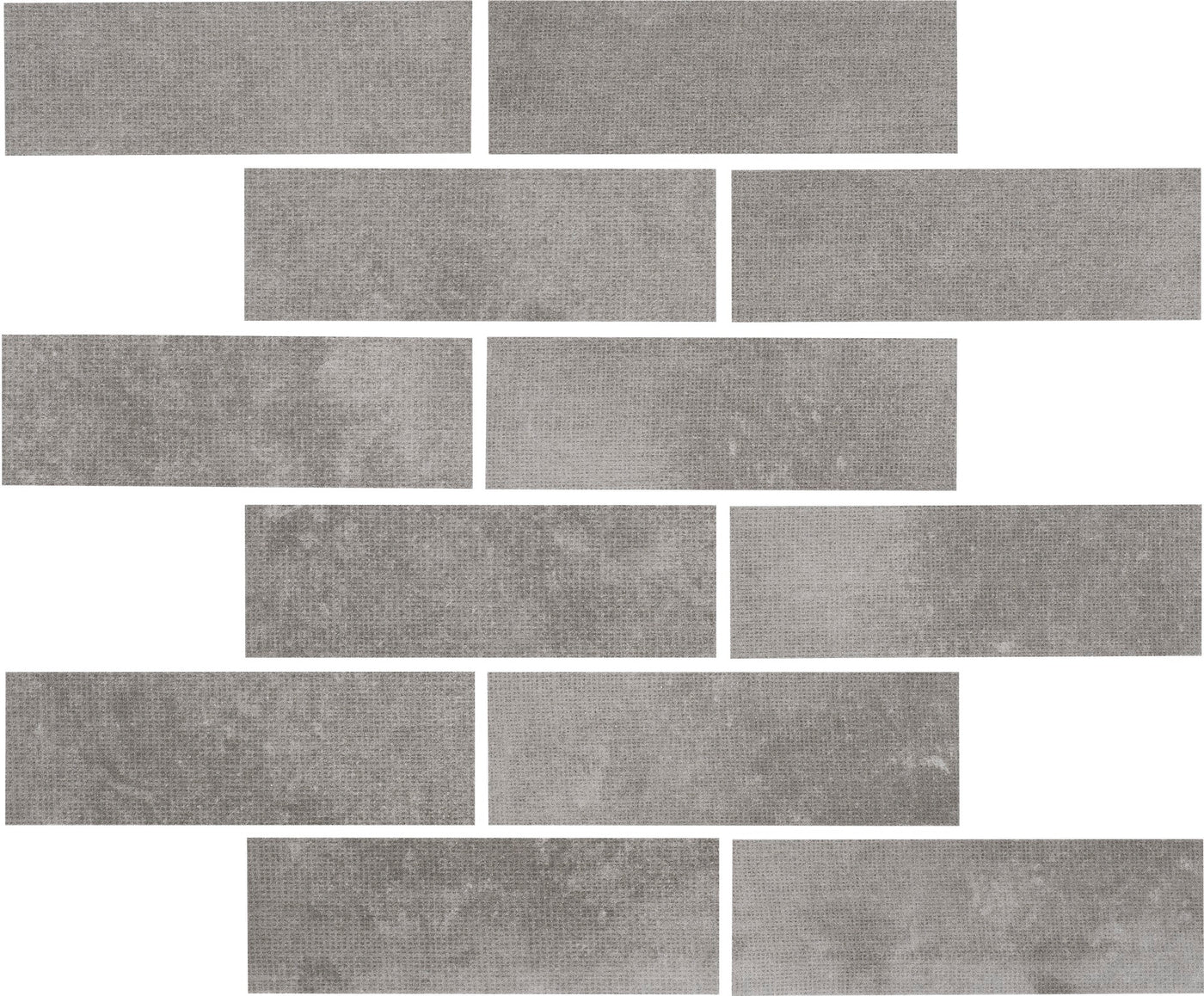 Portobello America Fusion 2 x 6 12" x 14" Porcelain Mosaic