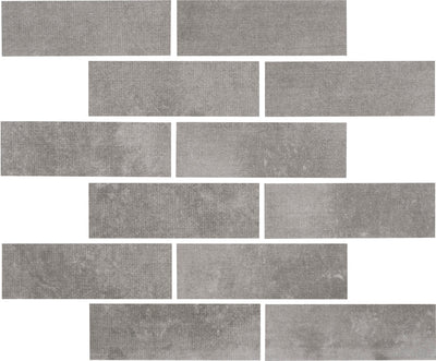 Portobello America Fusion 2 x 6 12" x 14" Porcelain Mosaic