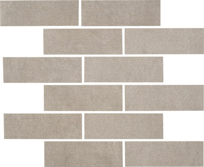 Portobello America Fusion 2 x 6 12" x 14" Porcelain Mosaic