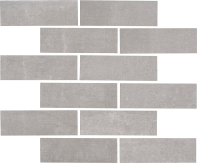 Portobello America Fusion 2 x 6 12" x 14" Porcelain Mosaic