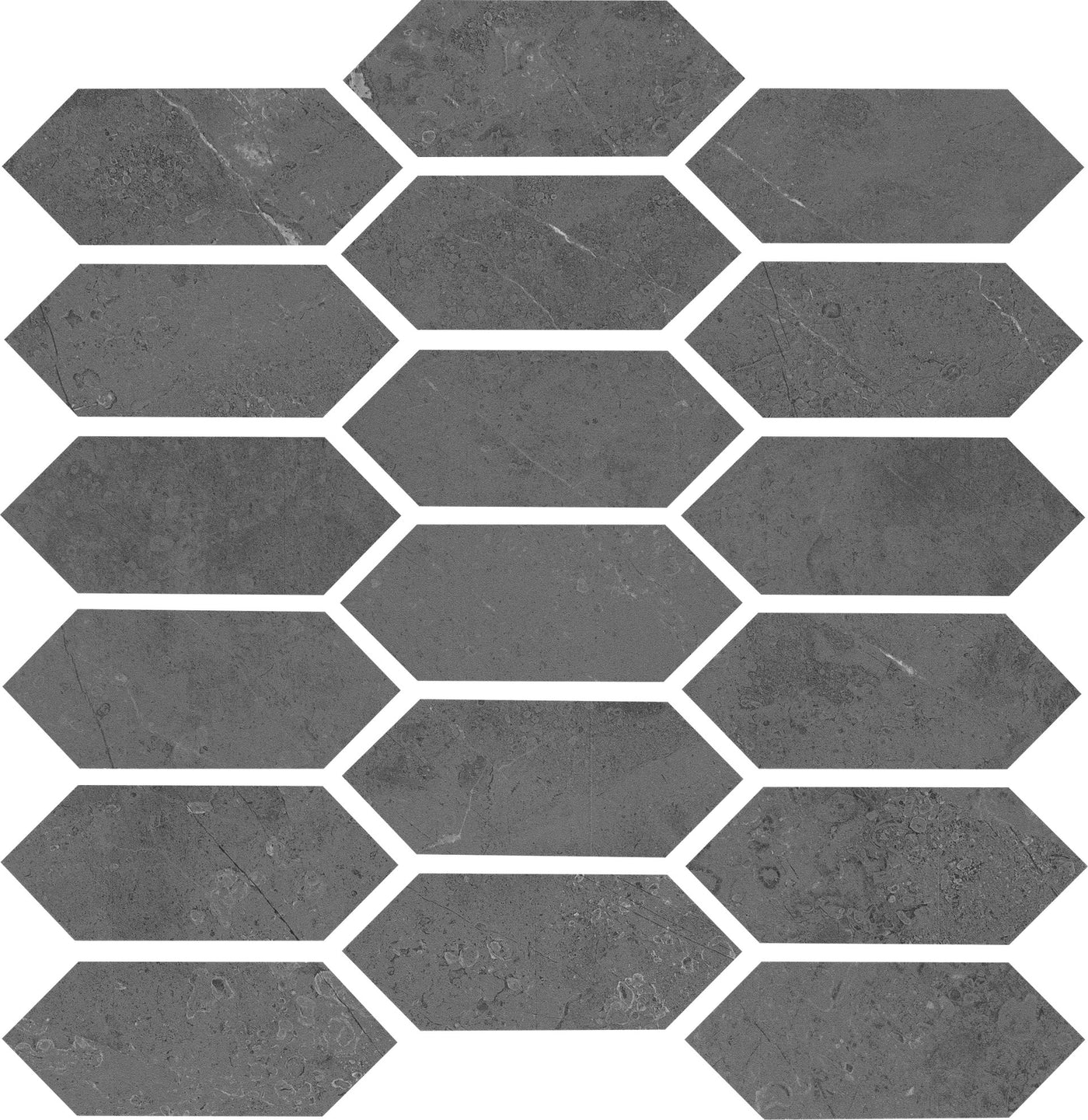 Portobello America St. Croix 2 x 5 Picket 12" x 12" Porcelain Mosaic