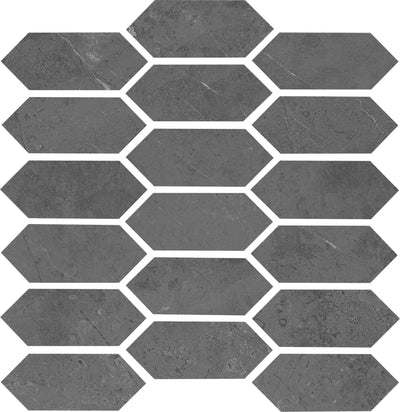 Portobello America St. Croix 2 x 5 Picket 12" x 12" Porcelain Mosaic