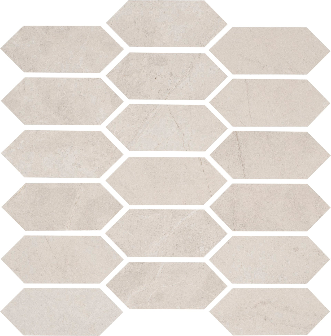 Portobello America St. Croix 2 x 5 Picket 12" x 12" Porcelain Mosaic