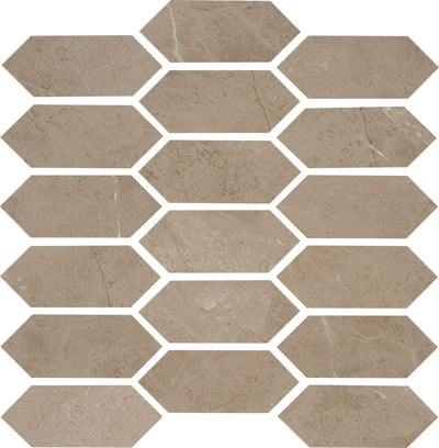 Portobello America St. Croix 2 x 5 Picket 12" x 12" Porcelain Mosaic