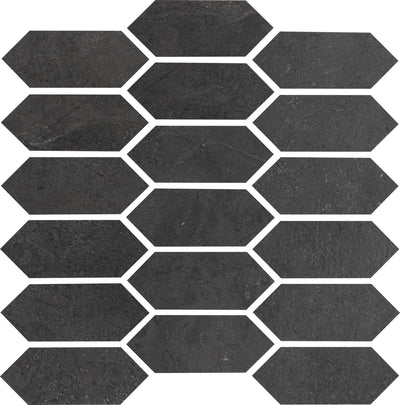Portobello America St. Croix 2 x 5 Picket 12" x 12" Porcelain Mosaic