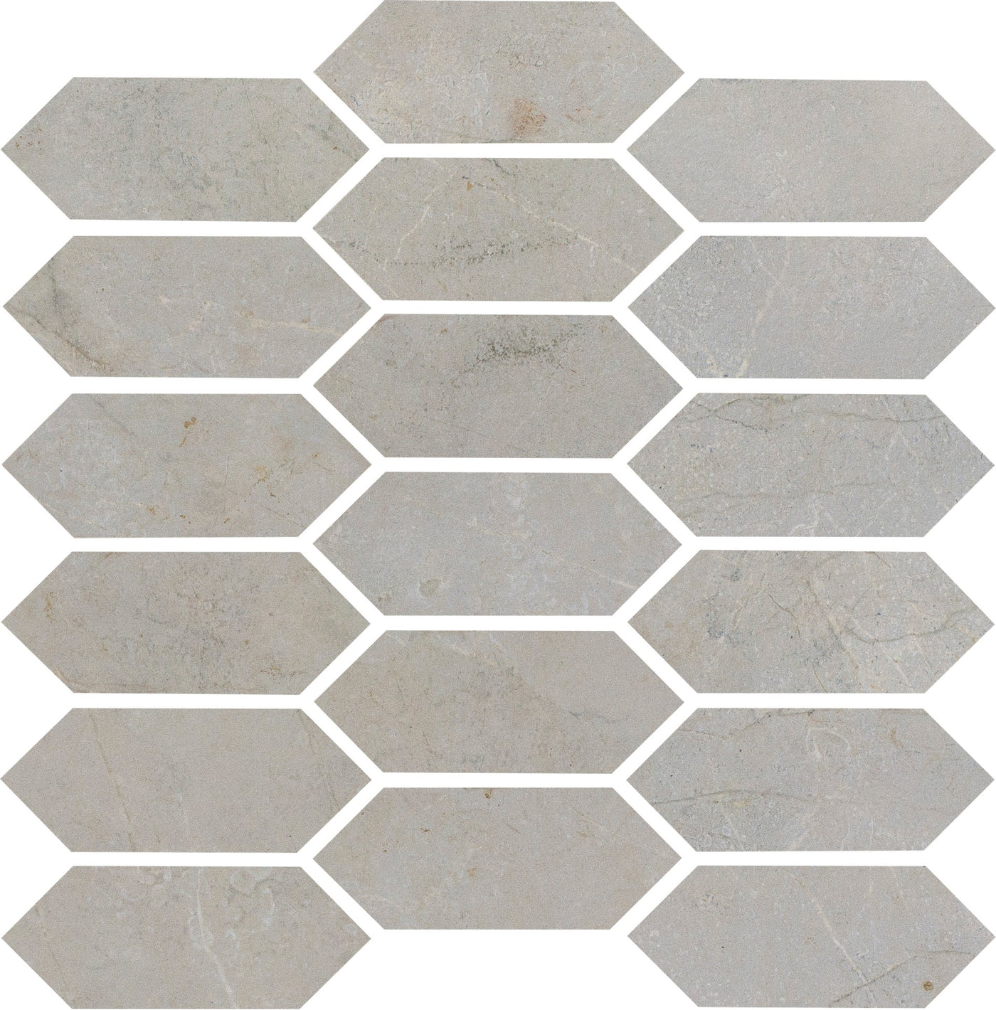 Portobello America St. Croix 2 x 5 Picket 12" x 12" Porcelain Mosaic