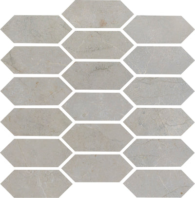 Portobello America St. Croix 2 x 5 Picket 12" x 12" Porcelain Mosaic