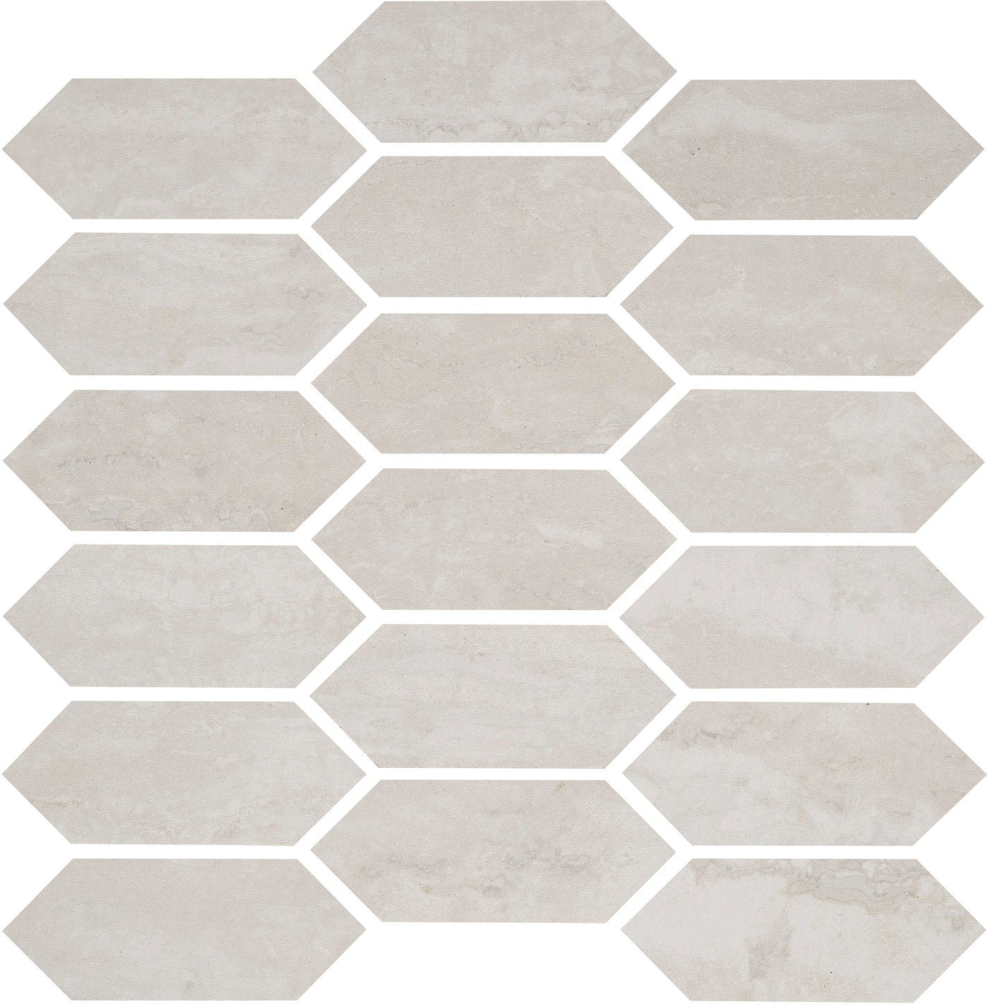Portobello America Tivoli 2 x 5 Picket 12" x 12" Porcelain Mosaic