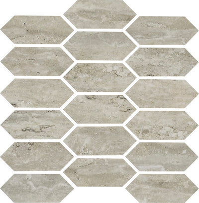 Portobello America Tivoli 2 x 5 Picket 12" x 12" Porcelain Mosaic