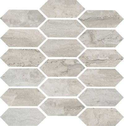 Portobello America Tivoli 2 x 5 Picket 12" x 12" Porcelain Mosaic