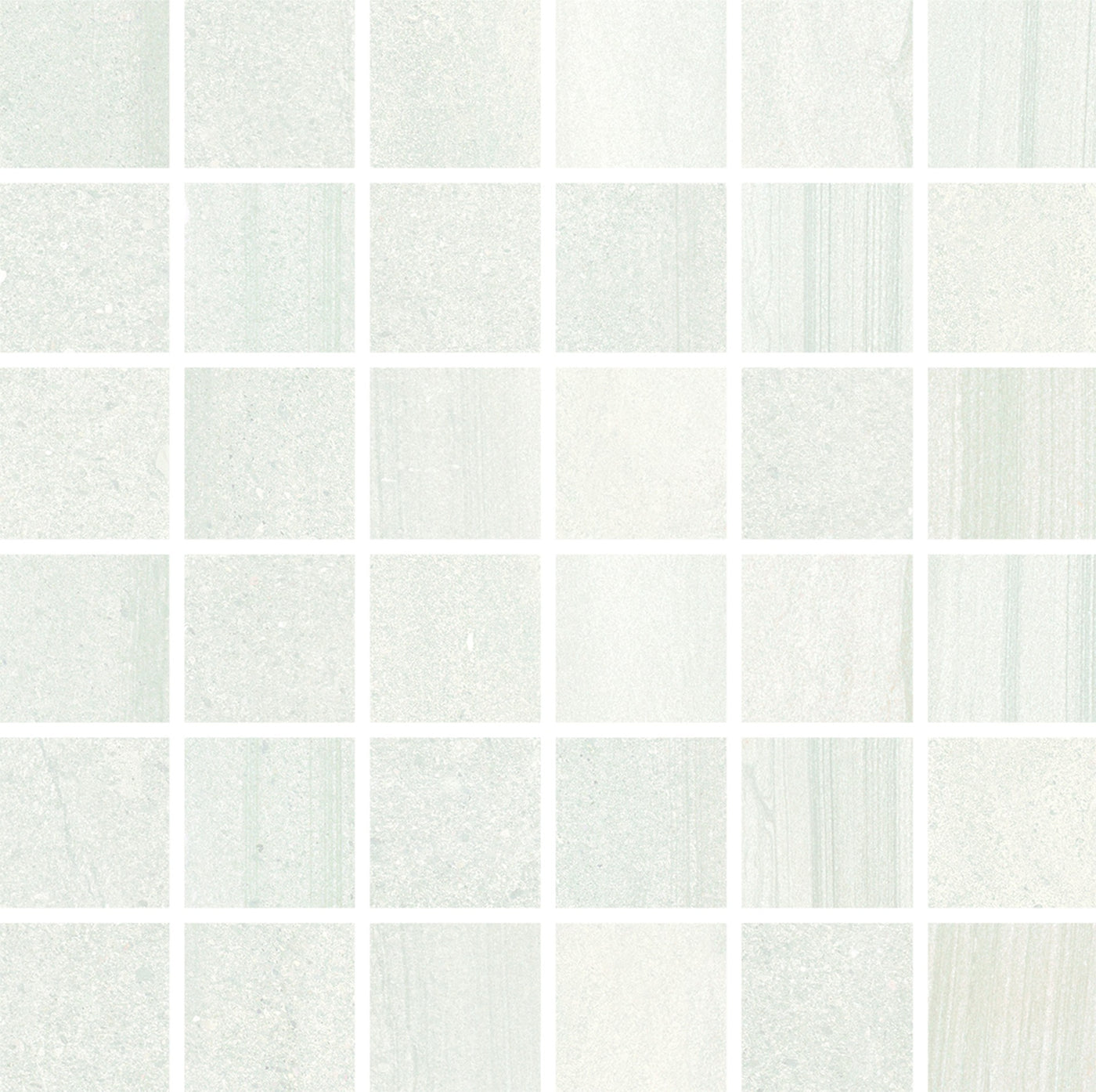 Portobello America Sandwaves 2 x 2 12" x 12" Porcelain Mosaic