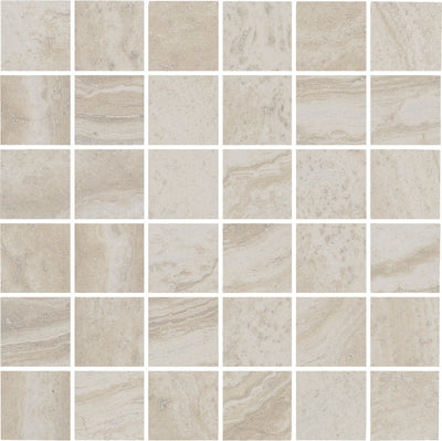 Portobello America Roccia Di Roma 2 x 2 12" x 12" Porcelain Mosaic