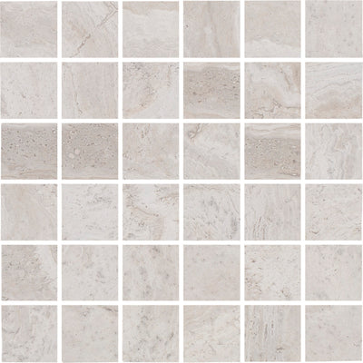 Portobello America Roccia Di Roma 2 x 2 12" x 12" Porcelain Mosaic