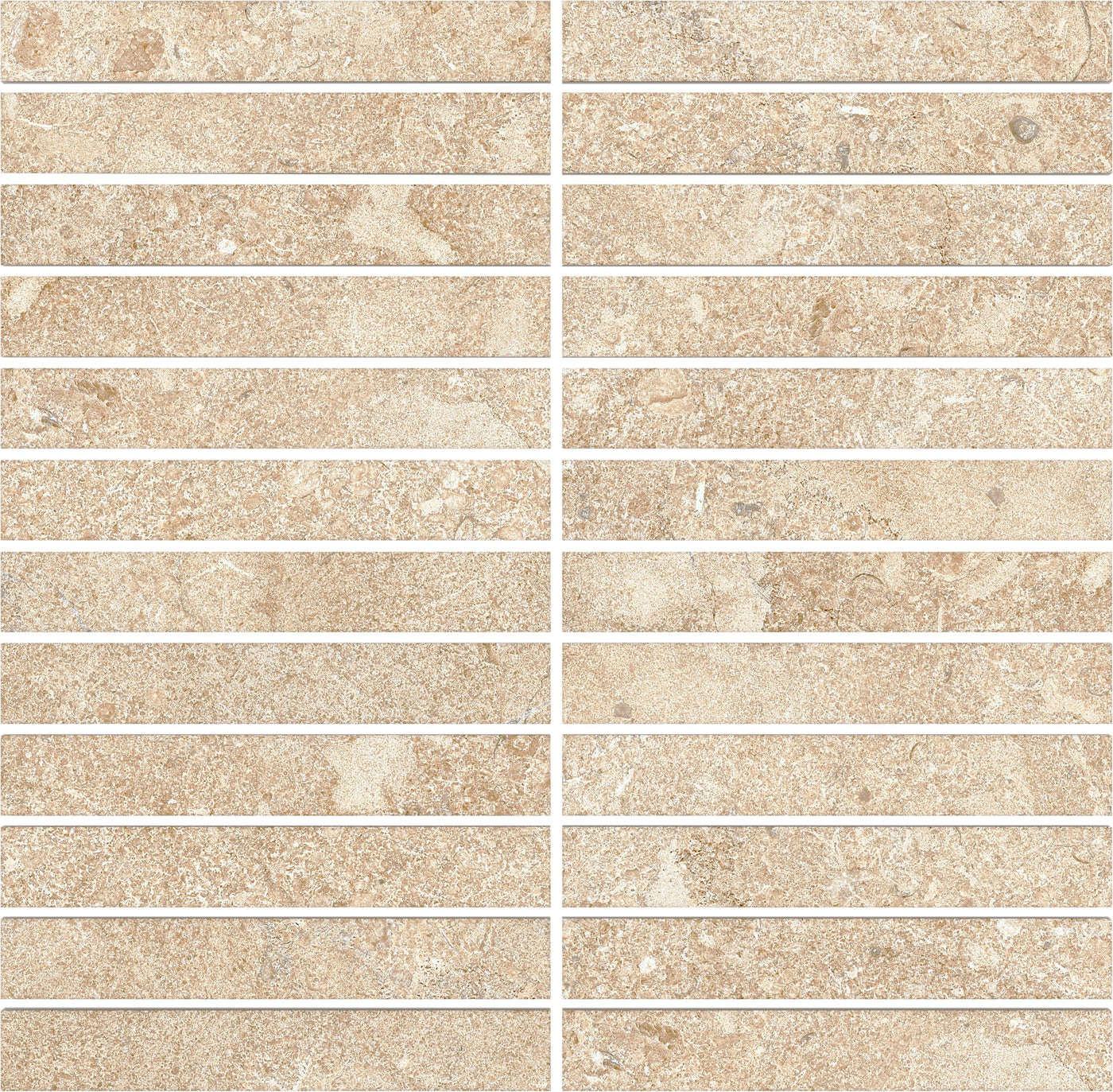 Portobello America Norian 1 x 6 Stripe 12" x 12" Porcelain Mosaic