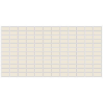 American Olean Regular Unglazed 1 x 2 Stacked 12" x 24" Porcelain Mosaic (Clearance)