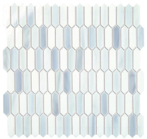 Marazzi Coastal Effects Picket 12" x 12.5" Glass Mosaic (Clearance)