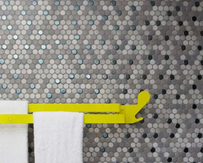 Agrob Buchtal Loop 1" x 1" Anti-Slip Round 12.44" x 12.84" Porcelain Mosaic Aqua Blue