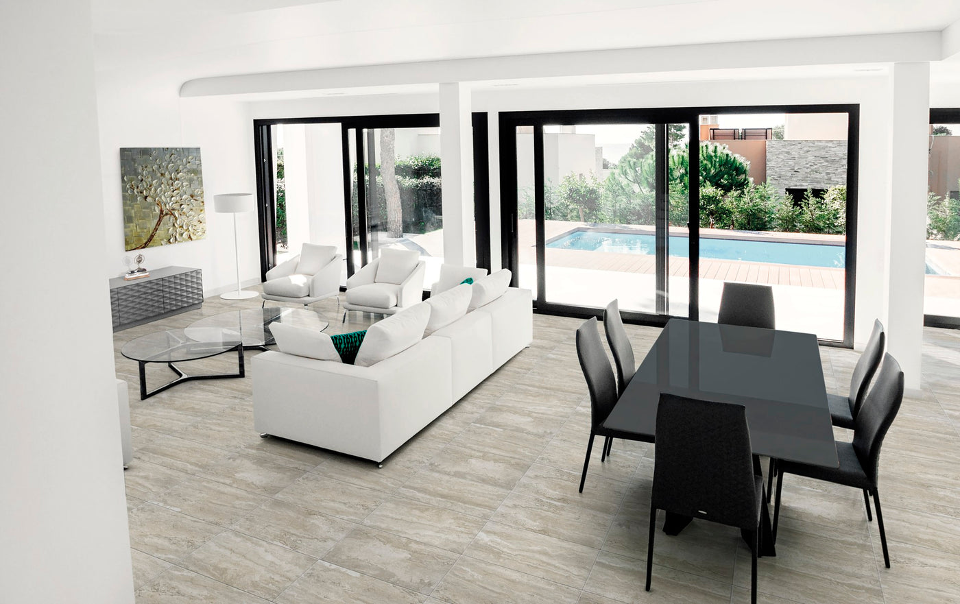 Portobello America Tivoli Pressed 12" x 24" Porcelain Tile