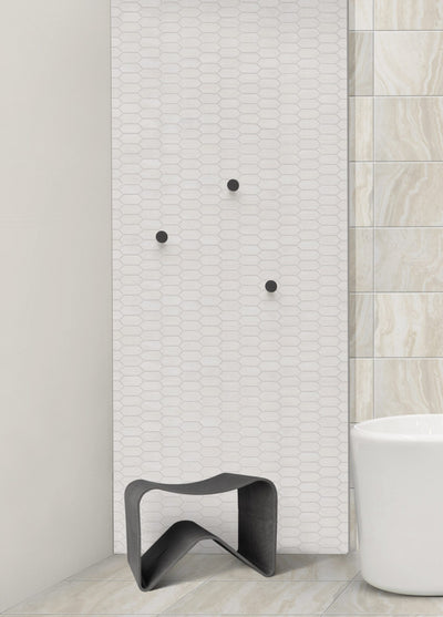 Portobello America Tivoli 2 x 5 Picket 12" x 12" Porcelain Mosaic