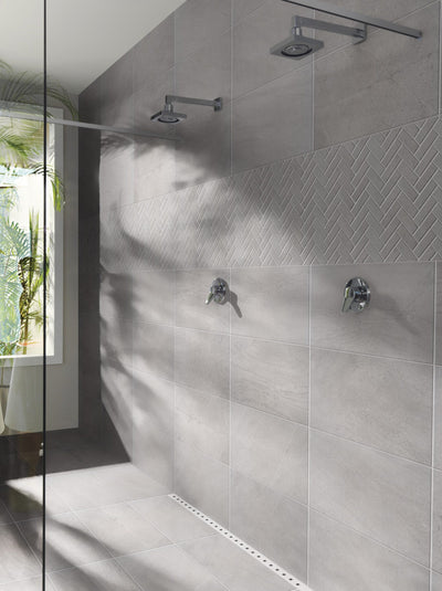 Portobello America St. Martin 1 x 4 Herringbone 12" x 14" Porcelain Mosaic