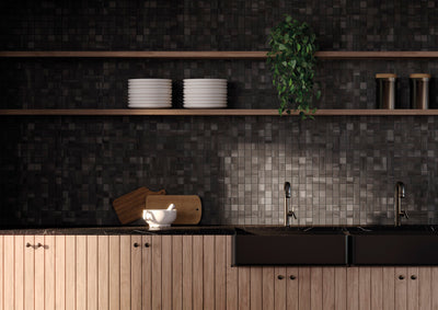 Portobello America Sandwaves 2 x 2 12" x 12" Porcelain Mosaic