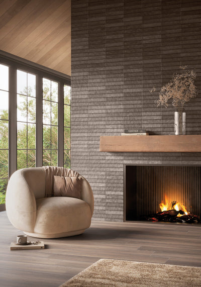 Portobello America Organic Clay 2" x 10" Ceramic Tile