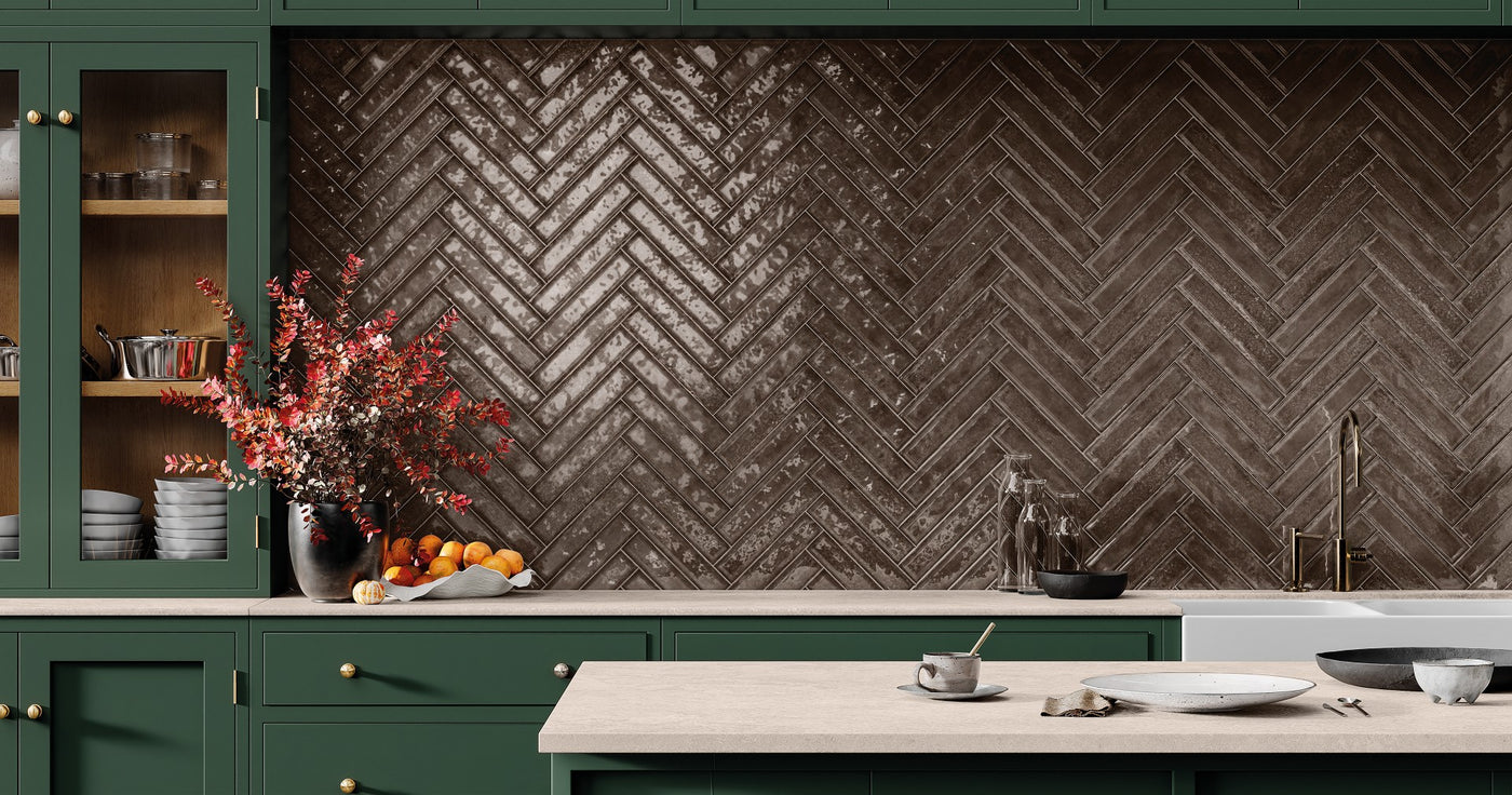 Portobello America Organic Clay 2" x 10" Ceramic Tile